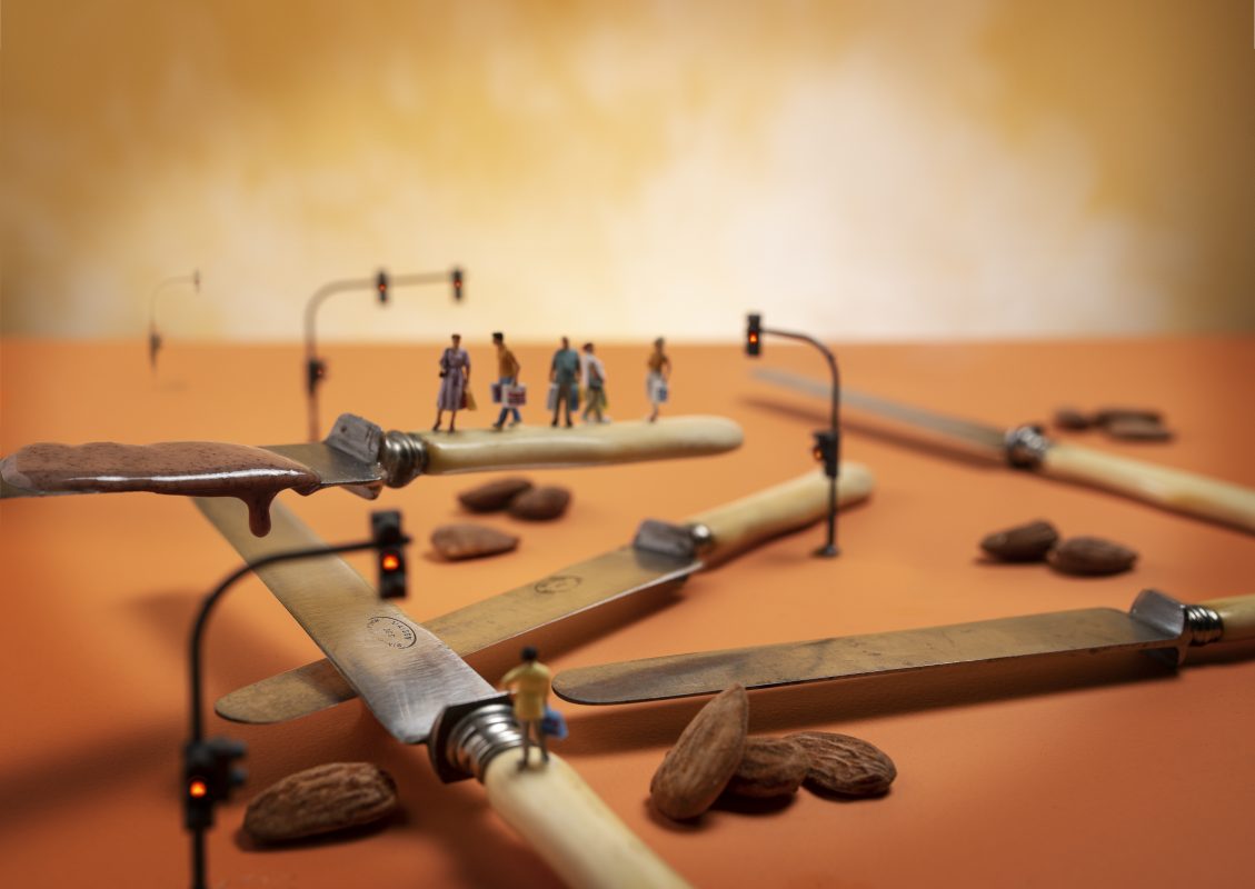 Crema de almendra con piel